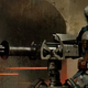 Mando practicing social distancing by shooting lasers at people.